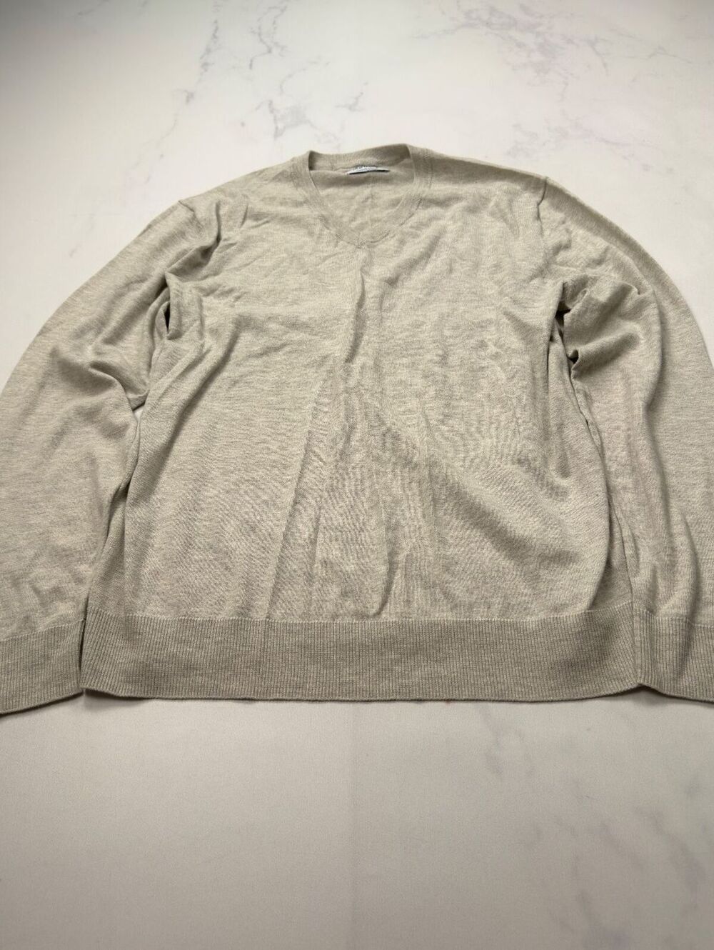 Old Navy Classic Style Sweater Beige 2010s Minimalist - Womens Regular L